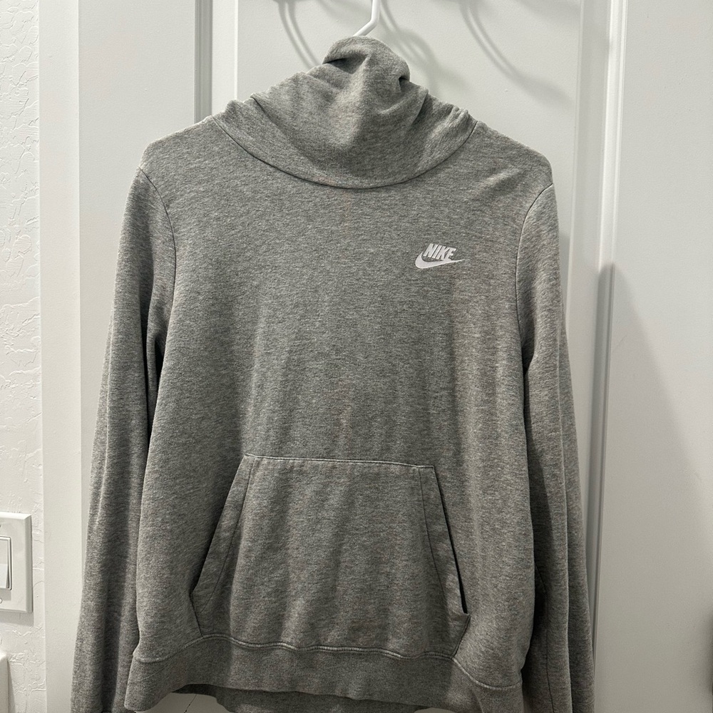 Nike Heather Gray Pullover Hoodie